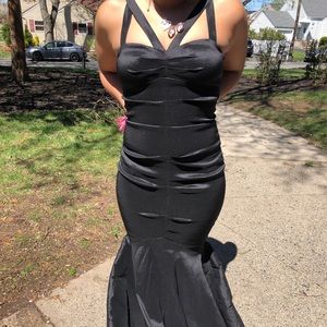 Black mermaid dress